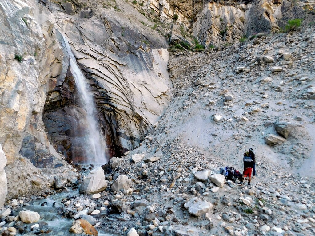 První den treku pod Mramorovou horu