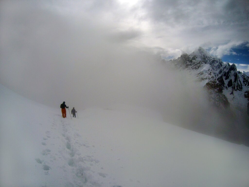 Expedice Muchu 2021 Expedice Muchu 2021 - Návrat z vycházky zpět do C2 na Mramorové hoře