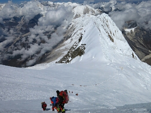 Výstup na Manaslu - Honza Trávníček a Miri Jirková