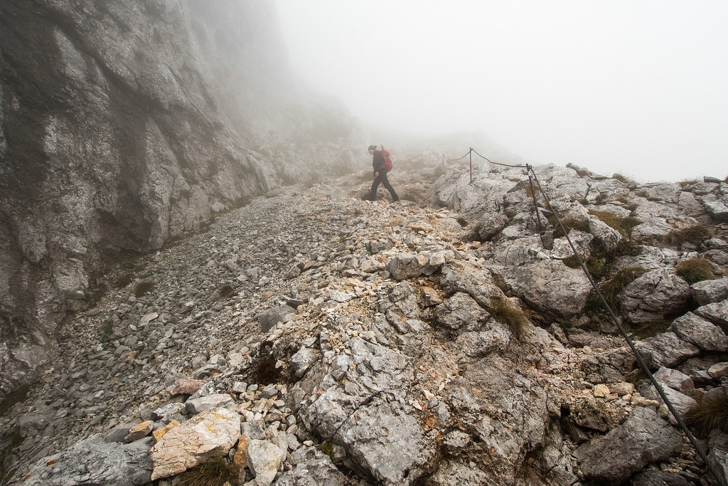 Výstup zajištěnou cestou G’hackte