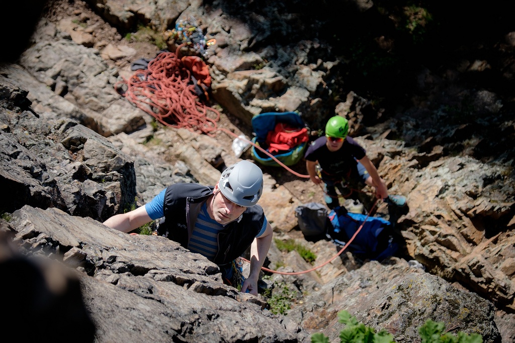  Nástup do cesty Panikář 3 UIAA