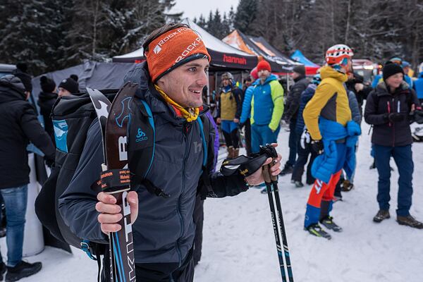 Filip Matějovič před startem závodu Šumavský rys