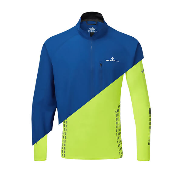 Ukázka vrstvení oblečení na běh při podzimním větrném počasí