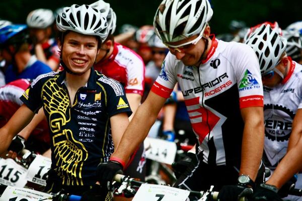 Na startu Českého poháru MTB/XCO, léto 2012