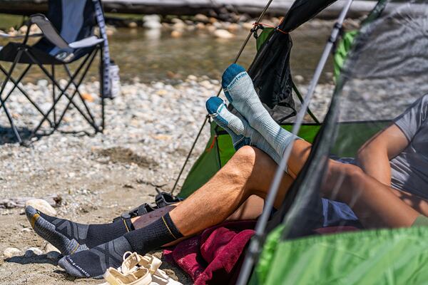 Smartwool ponožky díky výhodám merina oceníte na vícedenních túrách i kempu