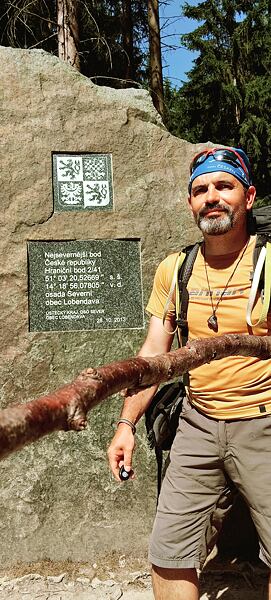 Osada Severní - nejsevernější bod ČR - ten je kousek od Stezky, na ten jsem si jen „odskočil“