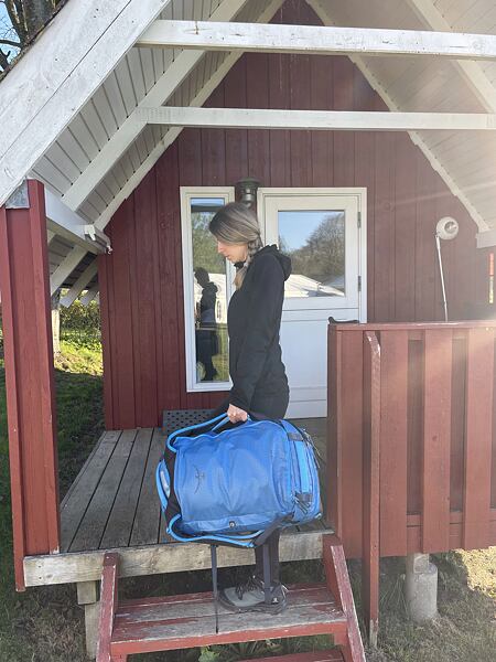 Taška Osprey Transporter Squffel 44 Uni – v ruce se taška dobře přenáší