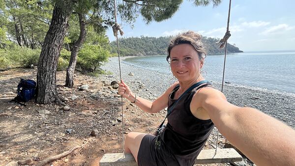 Na Lýkijské stezce jsou překrásné pláže, které jsem věšinou měla „sama pro sebe“