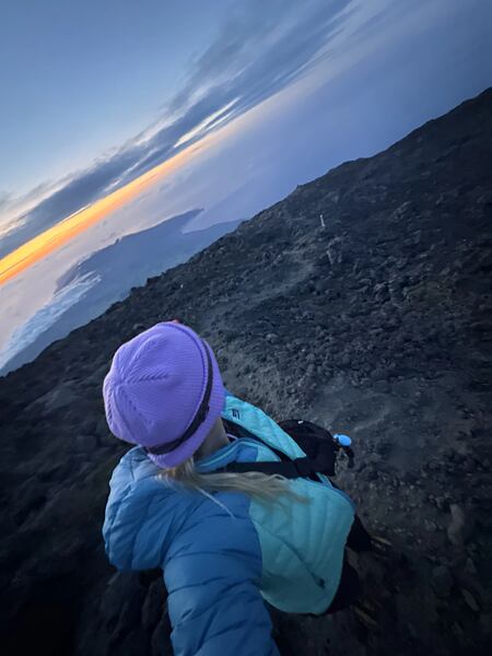 Azory - východ slunce na Mount Pico
