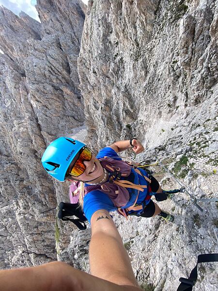 Batoh Osprey Tempest Velocity 20 Lady - na ferratě