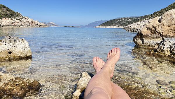 Pláže na Lýkijské stezce jsou v květnu docela liduprázdné