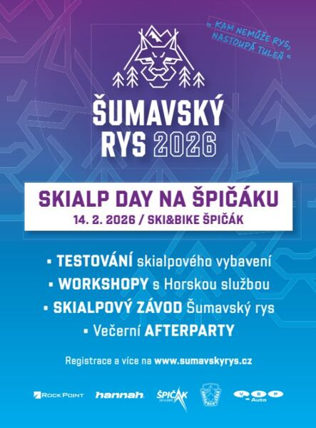 Plakát Skialp Day na Špičáku 2025