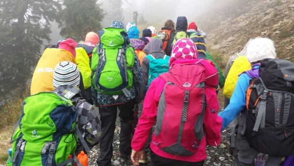 Děti na výletě v rámci projektu Stezka Českem pro školy