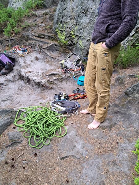 Pánské kalhoty Rafiki Orco LT – lehké lezecké bavlněné kalhoty s osvědčeným střihem