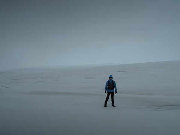 Václav Stacke na Antarktidě