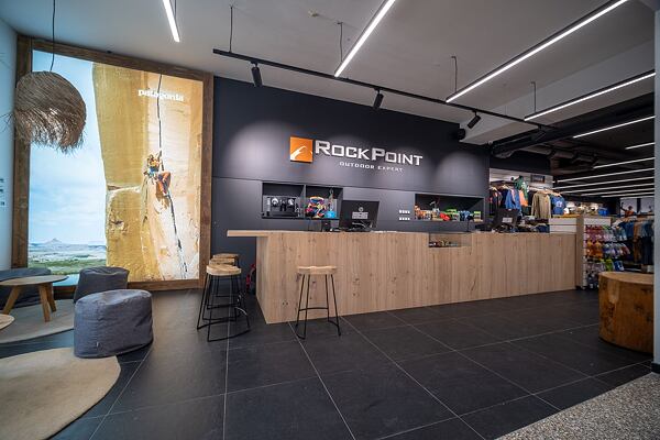 Rock Point prodejna Praha Havlíčkova Plaza - hlavní pokladna