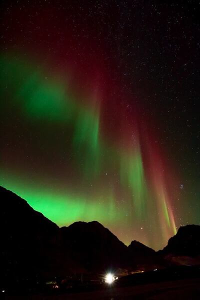 Vlasta Štochlová - Lofoty, cestou na Haukland beach