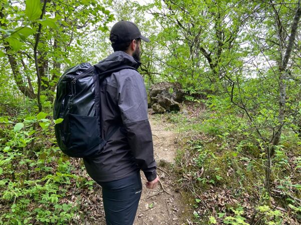 Pánská bunda Patagonia Boulder Fork Rain - špičkový materiál s ohledem na životní prostředí