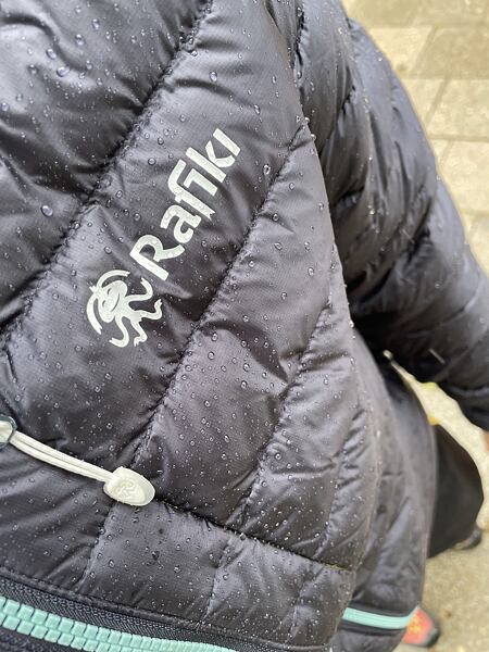 Pánská zateplovací bunda Rafiki Dante – DWR úprava v praxi