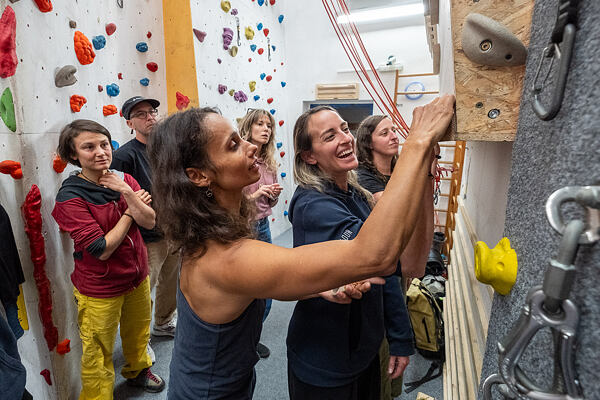 Workshopy se věnovaly také detailnímu rozboru biomechaniky úchopů