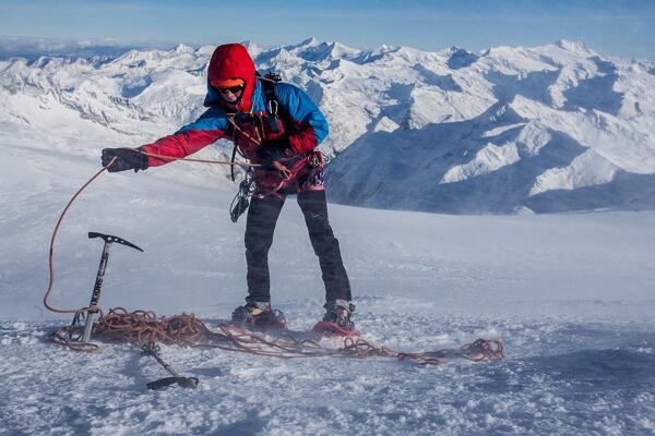 Výstup na Grossvenediger, prosinec 2014
