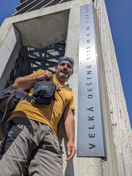 Rozhledna Velká Deštná je na trase Stezky Českem