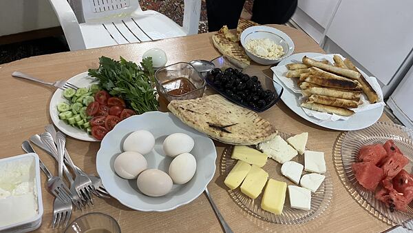 Turecká forma snídaně